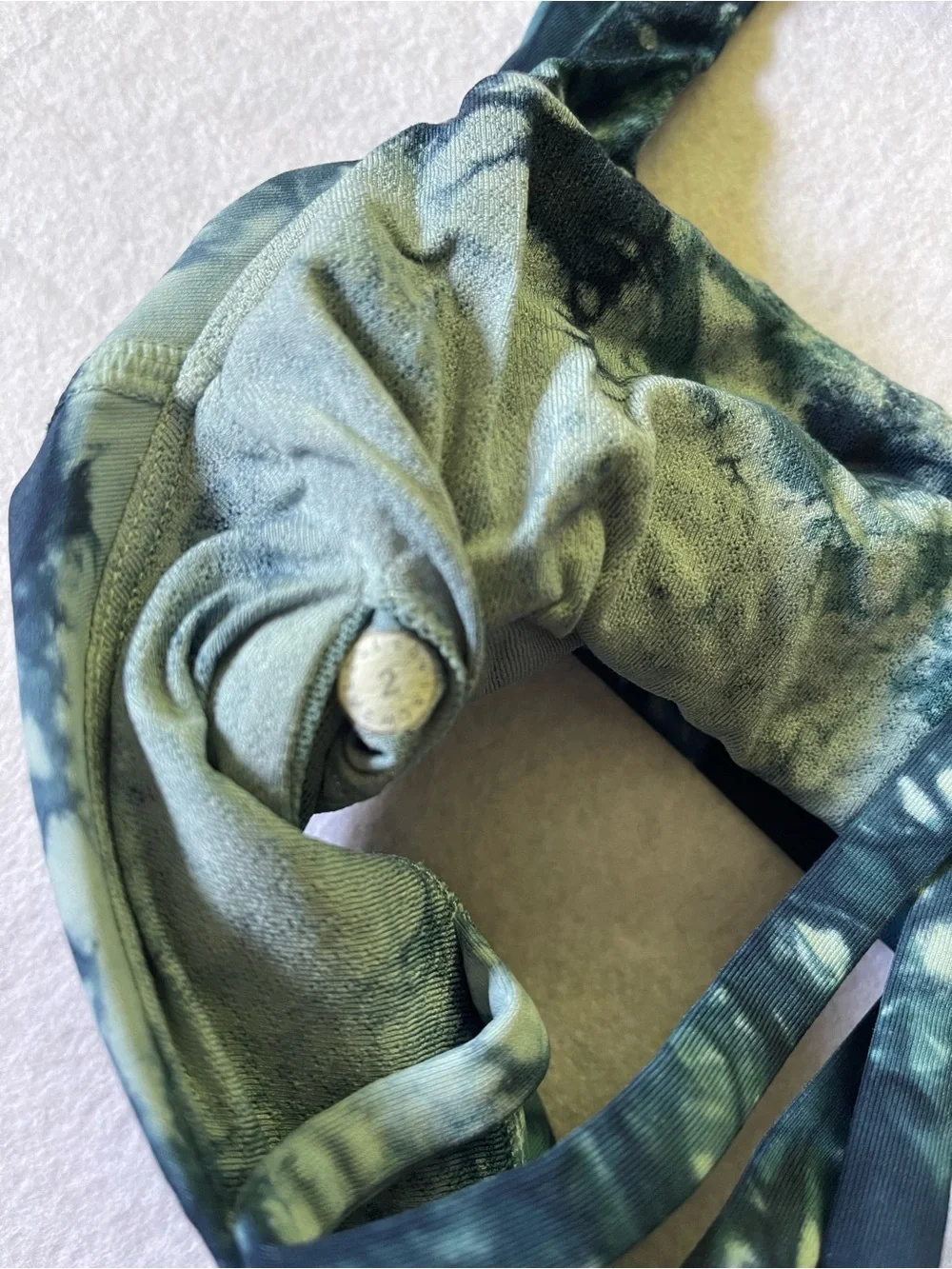 Lululemon athletica Blue Tie-Dye Double-Strap Sports Bra